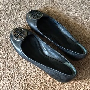 Black Tory Burch Flats